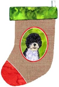 אוצרות קרוליין פורטוגזית כלב גרב חג המולד, 11X18, רב צבעוני