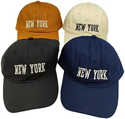 ניו יורק רקמת בייסבול כובע בציר נהג משאית אבא כובע מתכוונן סנאפבק כובע שטף מגן כובעי עבור גברים נשים