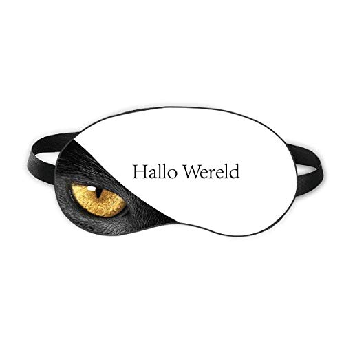 שלום עולם הולנדי ארט דקו אופנה ראש עיניים מנוחה קוסמטיקה אפלה כיסוי צל