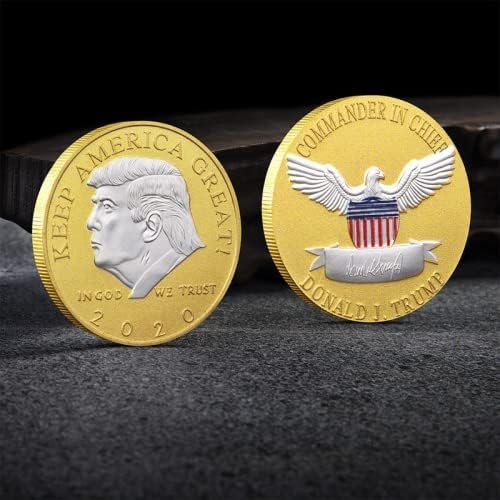 2020 נשיאות נשיאות טראמפ בחירות זהב צבע דיובל צבעי מצביע מטבע מטבע מטבע מטבעות מטבעות אספנות