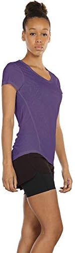 חולצות טריקו אימון אימון פתוח לנשים - חולצות כושר חולצות יוגה צמרות יוגה תרגיל שרוולים קצרים