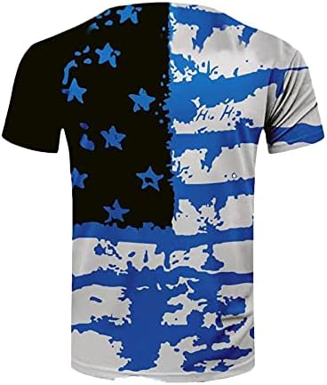 XXBR 4 ביולי חולצת טריקו פטריוטית לגברים ארהב יום העצמאות חולצה טריק