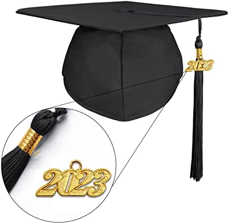 גרדפלזה מט סיום כובע ושמלה 2023 ציצית סיום שמלת כובע ציצית סט 2023 עבור התיכון & מגבר; תיכון