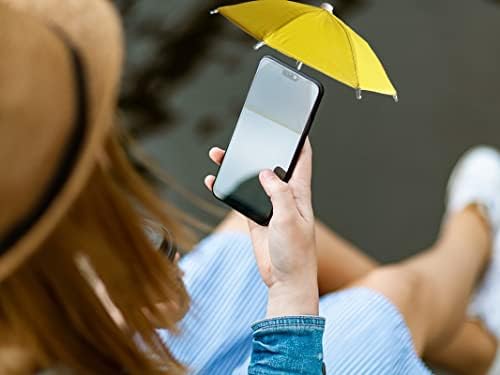 מטריית טלפון להגנת UV של פנטזיה UV לשמש, אוניברסלית מתכווננת כוס יניקה כוס טלפון מטרייה לטלפון, עמדת