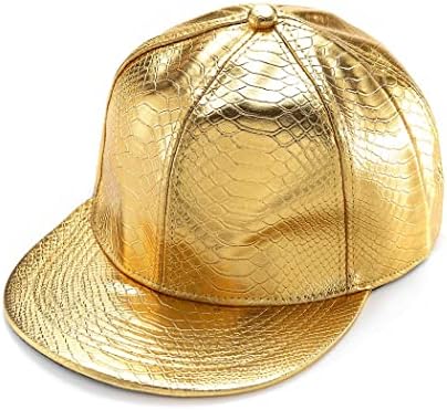 דלאדולה היפ הופ בייסבול כובע זהב ראפר רוק כובעי יוניסקס סנאפבק שטוח ברים כובעי רווה ריקוד מסיבת עבור