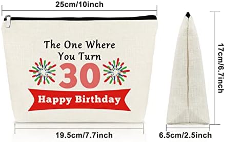 מתנות ליום הולדת 30 לנשים תיק איפור שמחה רעיונות ליום הולדת 30 לבת אחות החברים הכי טובים תיק קוסמטי