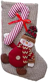 Ehuzan חג המולד גרביים גדולים משובצים עם שקית מתנה לעיצוב גרב קטיפה
