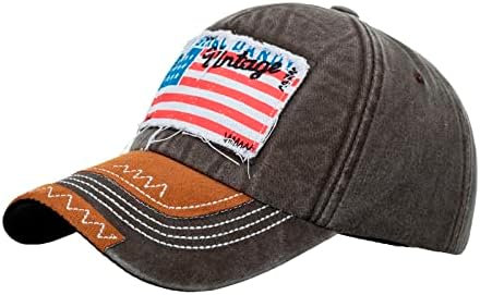 יוניסקס בציר שטף בייסבול כובע אופנתי אמריקאי דגל מתכוונן אבא כובע גברים נשים לנשימה בייסבול שמש כובעים