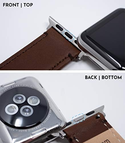 להקות שעון עור דגנים מובילים תואמים לכל דגמי Apple Watch - סדרה 8, 7, 6, 5, 4, 3, 2, 1, SE & Ultra -