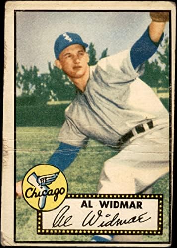 1952 Topps 133 CRM Al Widmar Chicago White Sox Fair White Sox