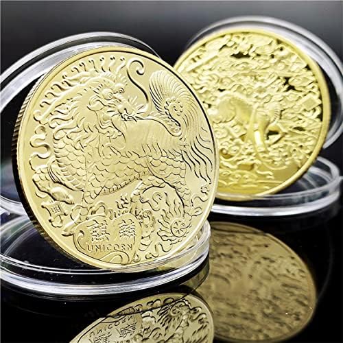 מטבע זיכרון סיני של קיילין סיני תגי מדליות משמעת מלאכת מטבע זהב מלאכת אספנות