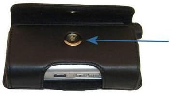 המותג Gomadic אופקי עור נשיאה עור שחור עבור LG VX9900 עם לולאת חגורה משולבת וקליפ חגורה אופציונלי