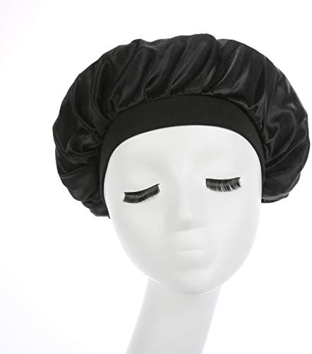 יופי yfjh סאטן רך סאטן משי סלון מצנפת לילה ישן כובע נשירת שיער כובע שיער לנשים