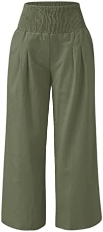 מכנסי רגל רחבים של מכנסי רגל כותנה מכנסי רגל רחבים מכנסי רגל אלסטיים טרקלין פלאצו מכנסי טרנינג מזדמנים
