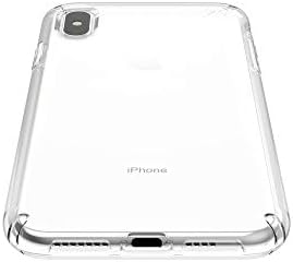 מארז טלפון תואם של מוצרי Speck עבור Apple iPhone XR, Presidio Stay Blor Case, ברור/ברור