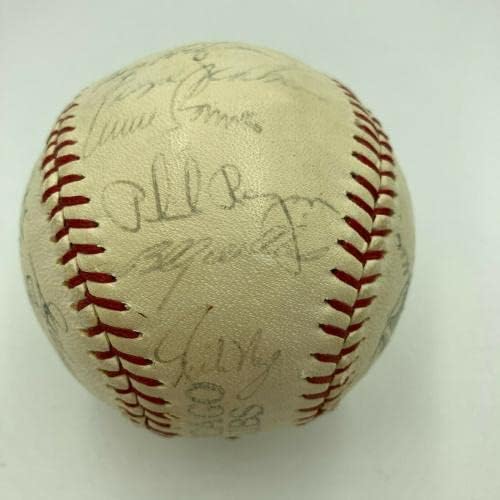 1969 קבוצת שיקגו קאבס חתמה על בייסבול ארני בנקס רון סנטו ליאו דורוצ'ר JSA - חתימות בייסבול
