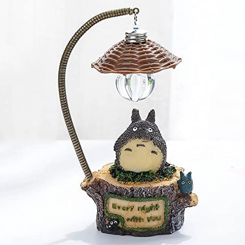 טוטורו לילה אור מיני מנורת מלאכות צעצועים לילדים מתנה, מנורת לילה עבור בית גן קישוט