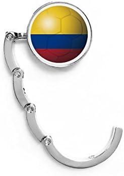 קולומביה דגל לאומי כדורגל כדורגל שולחן כדורגל וו אבזם דקורטיבי תוסף מתקפל קולב מתקפל