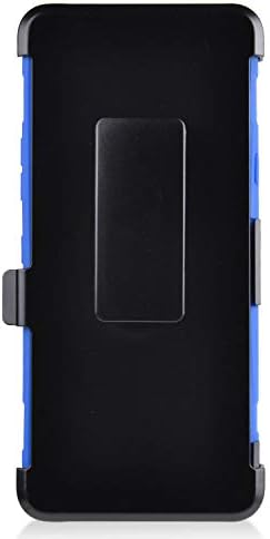 Celzen - עבור LG Stylo 6 LM -Q730 - מארז טלפון היברידי עם נרתיק קליפ מעמד/חגורה - CV1 כחול
