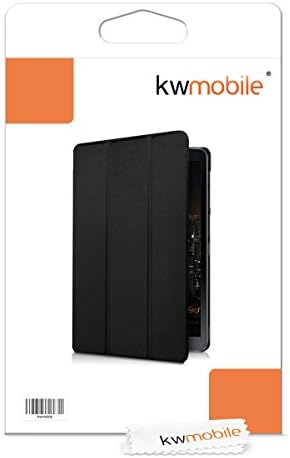 מארז KWMobile תואם ל- Samsung Galaxy Tab A 10.1 - עור PU חכם טבליות מגן על טאבלט עם סטנד - שחור