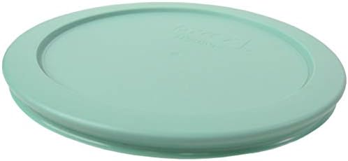 פיירקס 7201-מחשב ים זכוכית כחול / ירוק עגול פלסטיק מזון אחסון החלפת מכסה, תוצרת ארה ב
