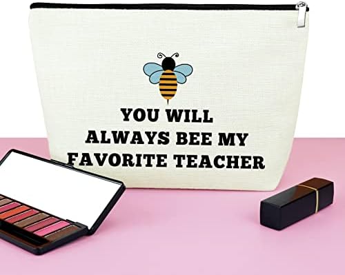 מתנות המורים הטובות ביותר לנשים דבורה חובב הערכה התיק איפור מורה תודה מתנה מתנה דבור דבור קוסמטיקה תיק