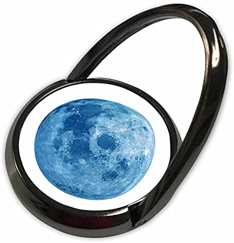 קצה 3 של עיצוב לילה - מרקמים צבעוניים - תמונה של ירח כחול - טבעות טלפון