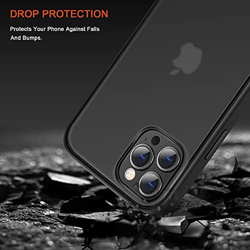 TANGLIN תואם ל- iPhone 12 Case/תואם ל- iPhone 12 Pro מקרה שקוף מט.