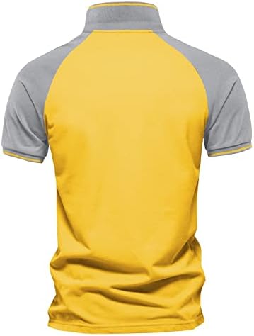 חולצות שרוול קצר של שרוול קצר מתאימים למועדון צבעוני צבע תחתון תחתון פוליאסטר מכפתור גודל גדול נוחות