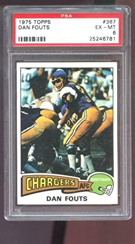 1975 Topps 367 DAN FOUTS ROOKIE RC Charger