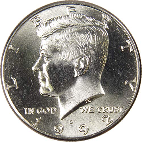 1992 D Kennedy Half Dollar BU Uncirculated State 50c Coinable