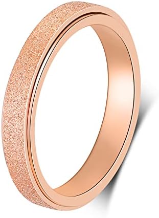 טבעת חרדה של Luckyamor לנשים טבעת ספינר: טבעת טבעת חרדה פריטי הקלה על טבעות ספינר לטבעות חרדה טבעות