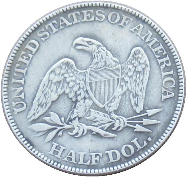 דגל חצי דולר אמריקאי 1858 מטבע זיכרון מצופה מכסף מטבע זיכרון