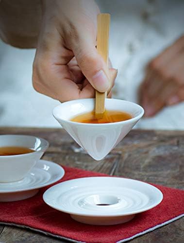 Dehuayao סיני קרמיקה קרמיקה מצחיקה כוס תה עם רכבת