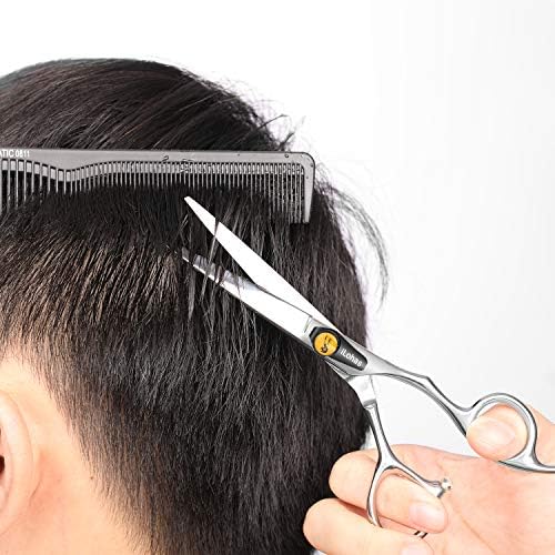 מספריים חיתוך שיער מקצועי מגזרים דלילים מוגדרים 6 אינץ ', 440C נירוסטה יפנית