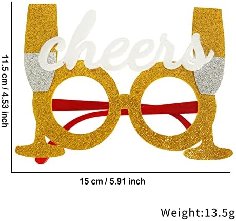 קנאפה מתנה משקפיים יצירתיים קישוט יום משקפי חג משקפי נושא חגיגת עצמאות אירוע ואוהל אירועים למסיבה