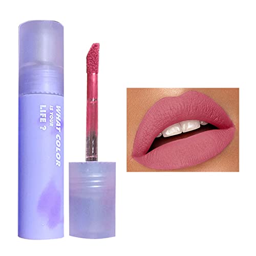 מתנה עבור בנות יומי מוצרי קוסמטיקה שפתון עם שפתיים איפור קטיפה לאורך זמן גבוהה פיגמנט עירום עמיד למים