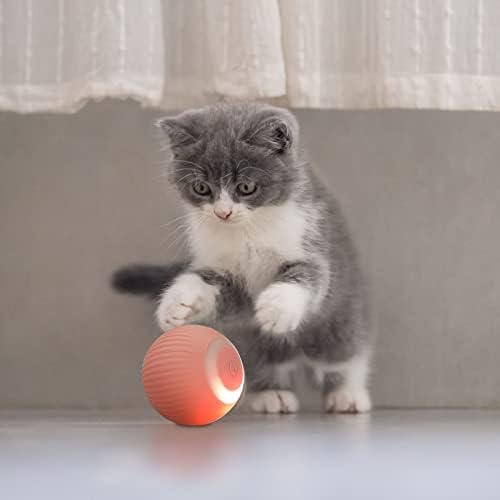 חתול צעצועי אינטראקטיבי כדור הכבידה מודיעין צעצועים לחתולים כמו כן נטענת אוטומטי נע לחיות מחמד כדור
