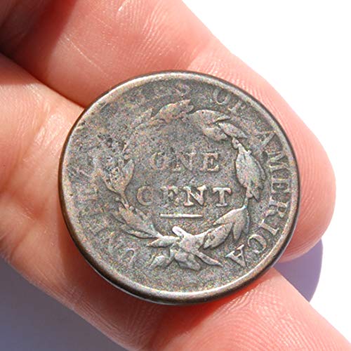 1818 1 סנט חירות ראש/ראש מטרונית מטבע פרטים טובים של סנט אחד